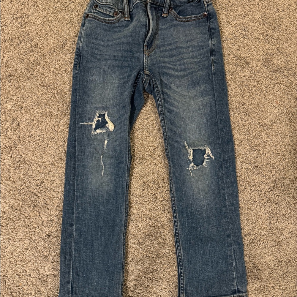 Distressed Denim Jeans